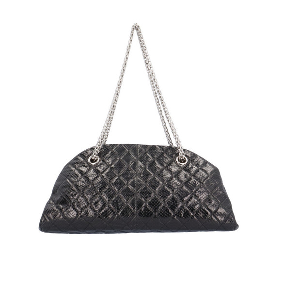 Chanel Python Shoulder Bag Black - Picture 3 of 7